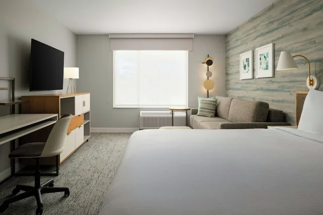 استوديو بسرير كينج مع أريكة، Towneplace Suites By Marriott Seekonk 3/9