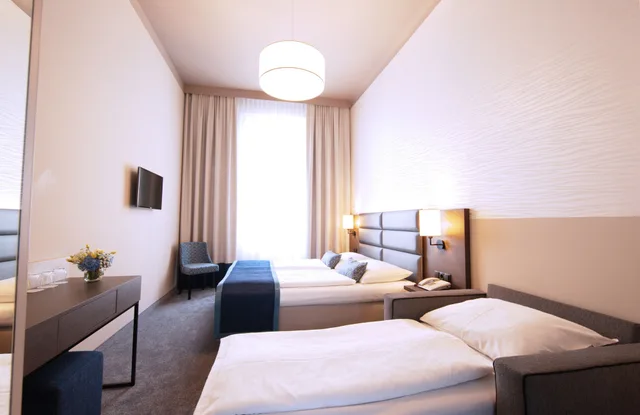 غرفة سوبيريور ثلاثية بسريرين منفصلين مع أريكة، HOTEL DREI KRONEN VIENNA CITY 3/10