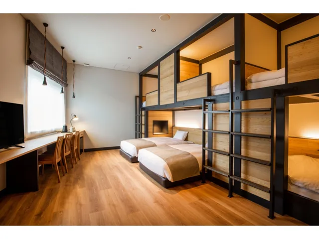 غرفة سوبيريور بستة أسرّة وسرير بطابقين، Hotel Karuizawa Cross 1/1
