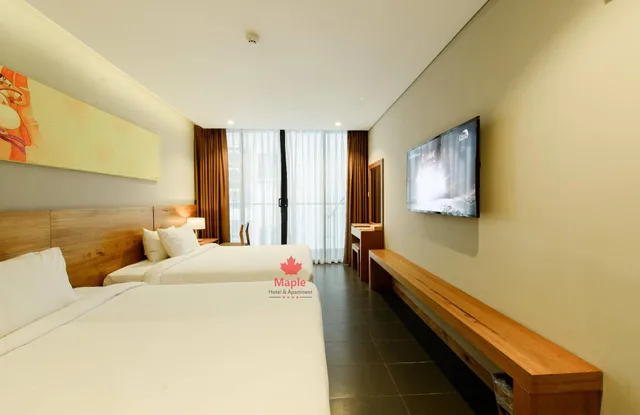 غرفة عائلية بشرفة، Maple Hotel Apartment 1/2