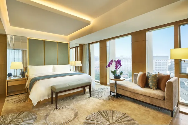 جناح بريميير بسرير كينج بمنطقة جلوس، PAN PACIFIC BEIJING 1/1