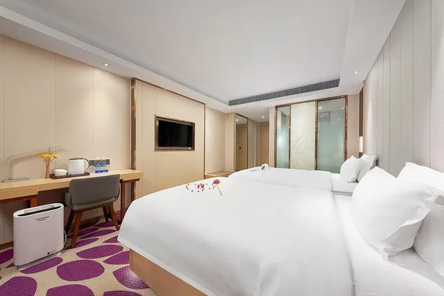 غرفة ديلوكس بسريرين، Lavande Hotel Baiyun International Airport Branch 1/1