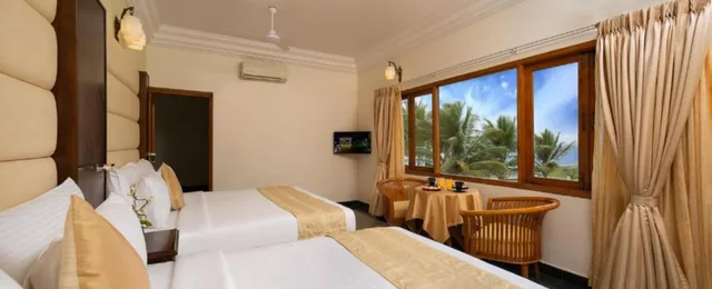 فيلا بسرير مزدوج بإطلالة على البحر، IDEAL BEACH RESORT 1/1