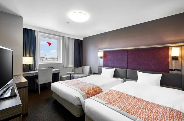 Semi Room, 2 Semi Double Beds، Daiwa Roynet Hotel Sapporo Susukino 1/4