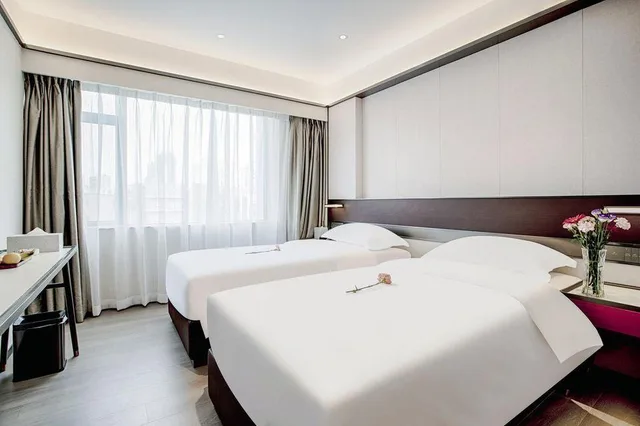 غرفة ديلوكس بسريرين منفصلين، FUSHANG HOTEL (Railway Station Yuexiu Park Branch) 2/2