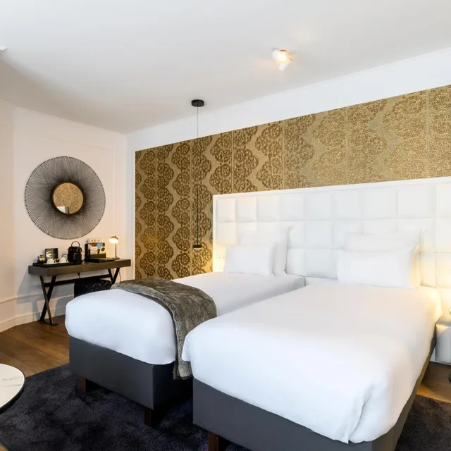 غرفة ديلوكس بسرير كينج بإطلالة على الحديقة، Hotel Rubens - Grote Markt 5/10