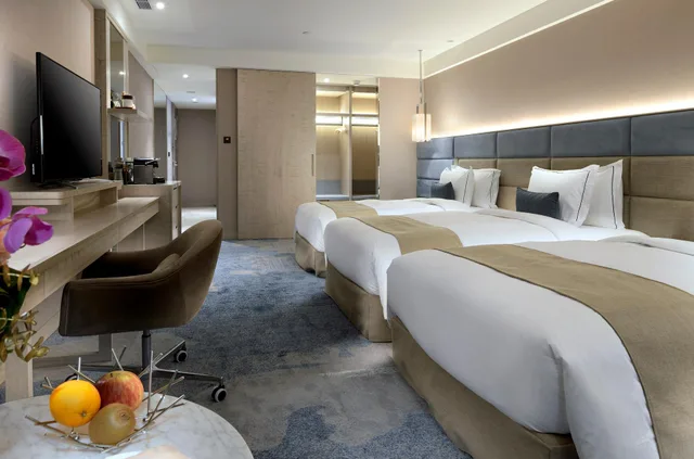 غرفة إليت ثلاثية بثلاثة أسرّة، Caesar Park Hotel Banqiao 3/3