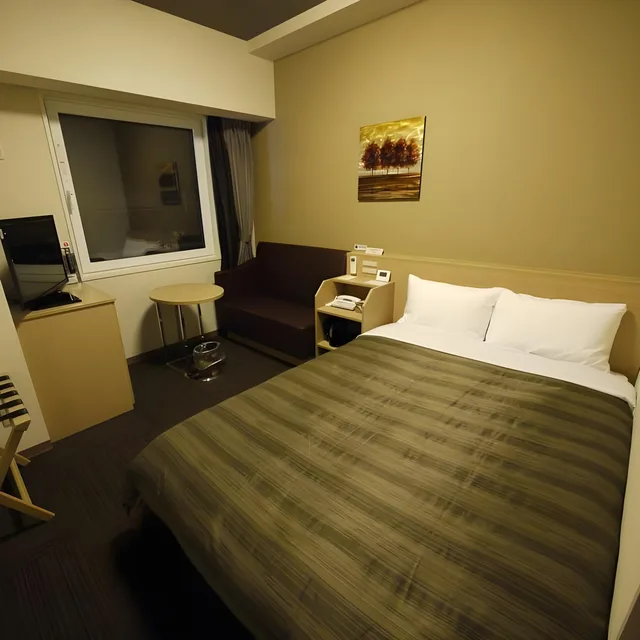 غرفة قياسية بسرير مزدوج، Hotel Route-Inn Ishinomaki Chuo 1/1