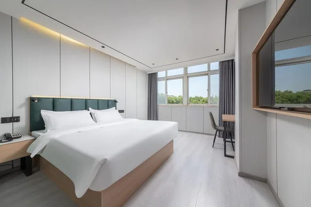 غرفة بزنس بسرير كوين، GreenTree Inn Huaian Chuzhou Dadao Hotel 1/2