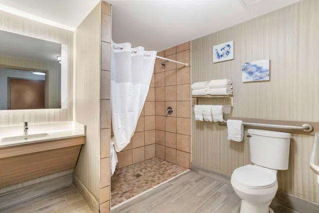 جناح بسرير كينج لذوي الإعاقة، Comfort Suites At WestGate Mall 3/3