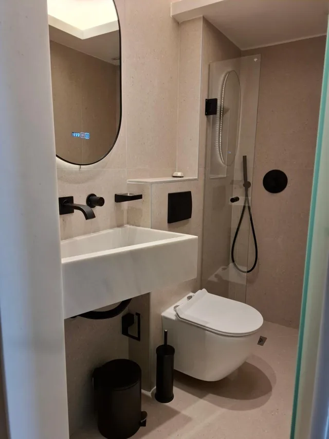 غرفة اقتصادية بسرير مزدوج بإطلالة على البحر، Avra Hotel 1/1