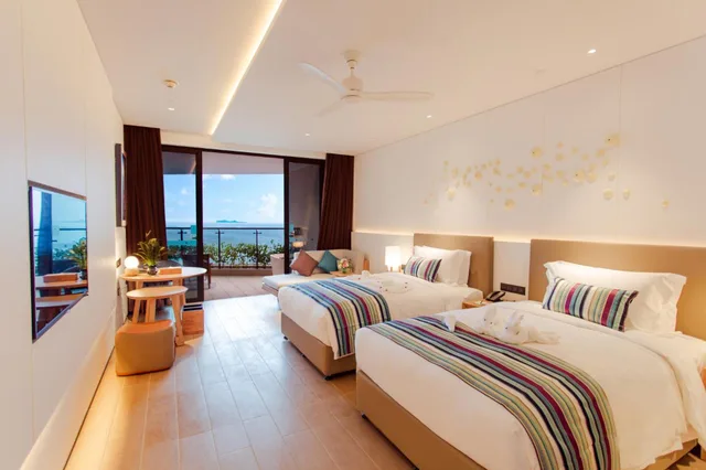 غرفة سوبيريور بسريرين منفصلين بإطلالة على البحر، Sanya Conifer Resort 1/5