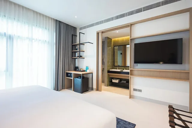 غرفة ديلوكس بسرير كينج بإطلالة على الحديقة، Maraleina Sport Hotel 3/8