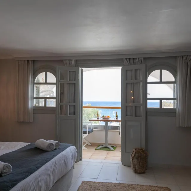 جناح سوبيريور بانورامي بإطلالة على البحر، Glykeria Mini Suites 4/8