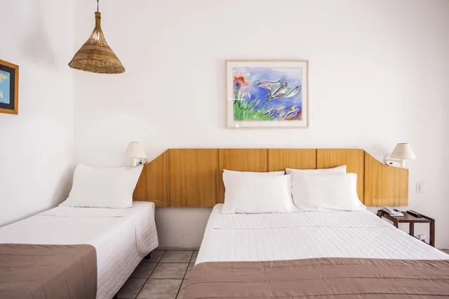 غرفة قياسية بسرير مزدوج وسرير فردي في الطابق الأرضي، Ilhabela Hotel 4/10