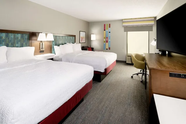 غرفة قياسية بسريرين مزدوجين، Hampton Inn Richmond-Sw Hull Street 3/5