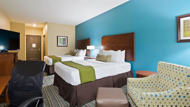 غرفة قياسية بسريرين كوين، Best Western Plus Patterson Park Inn 9/10