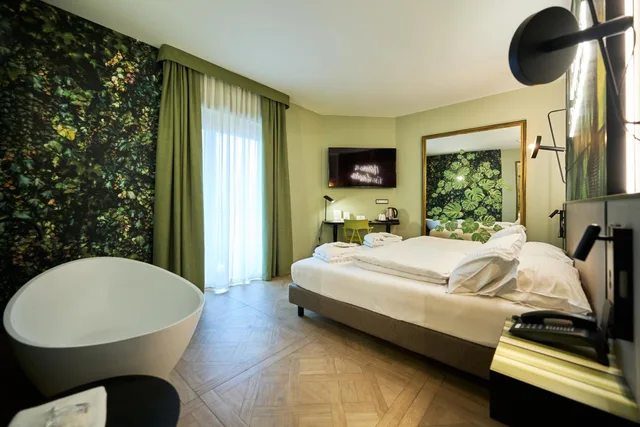 غرفة سوبيريور ديلوكس بسرير مزدوج، Parc Hotel Flora 10/10