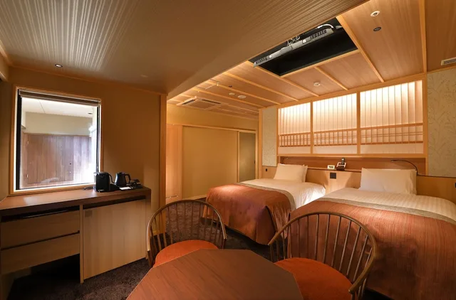 Suite, 2 Double Beds, Outdoor Spring Bath, Corner، Yumotokan 2/2