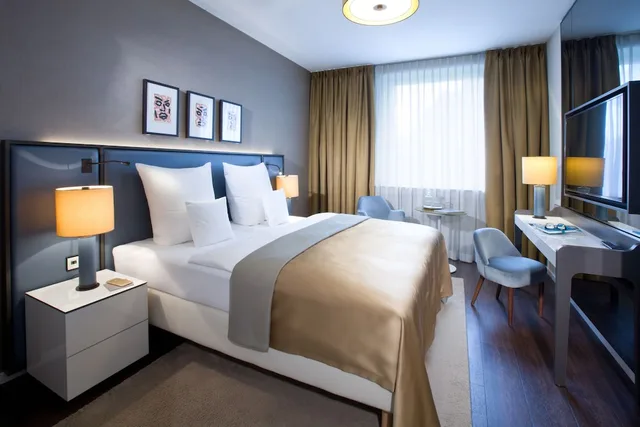 غرفة كومفورت بسرير مزدوج بإطلالة على الفناء، Ameron Hotel Konigshof Bonn 2/5