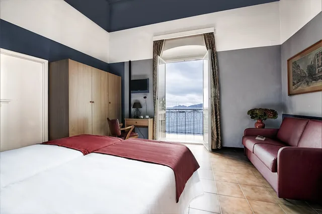 غرفة ثلاثية بثلاثة أسرّة بإطلالة على البحر، Hotel Italia e Lido Rapallo 4/10
