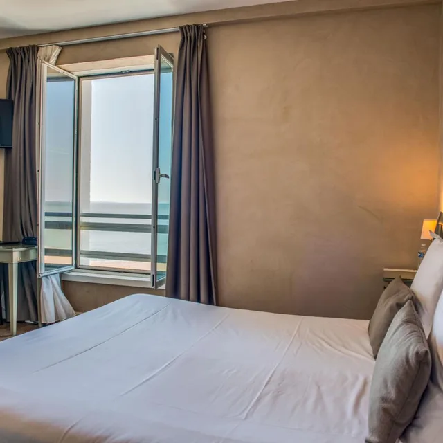 غرفة سوبيريور بإطلالة على البحر، Best Western Hotel De La Plage 8/10