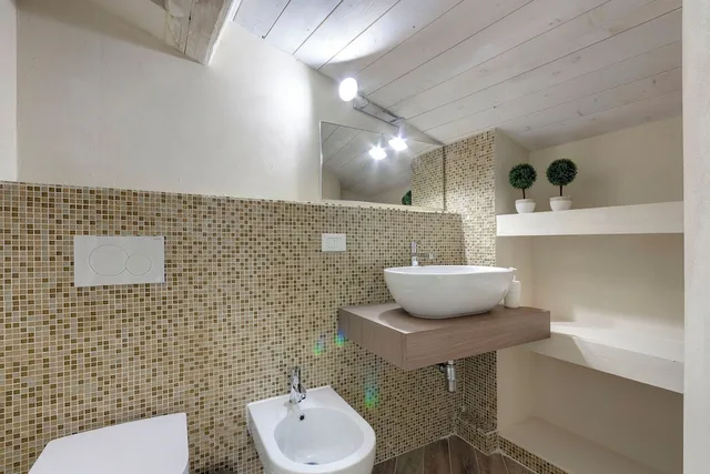 شقة بسريرين مزدوجين مع أريكة، Mamo Florence - Hibisco Apartment 9/10