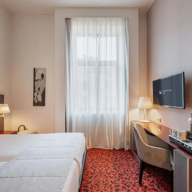 غرفة بسريرين كوين، Eurostars Palazzo Zichy 7/10