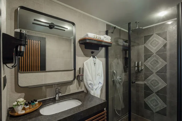 غرفة قياسية بسرير كوين، Tria Hotel Istanbul 4/4