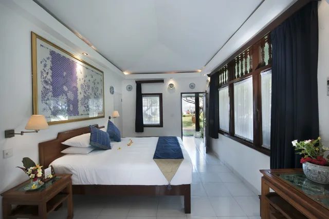 غرفة سوبيريور بسرير كوين، LOTUS BUNGALOWS 2/7