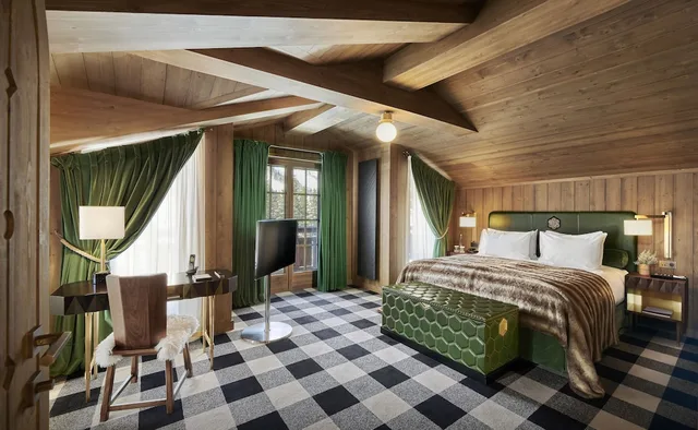جناح جونيور ديلوكس بسرير كينج، L Apogee Courchevel - an Oetker Collection Hotel 1/3