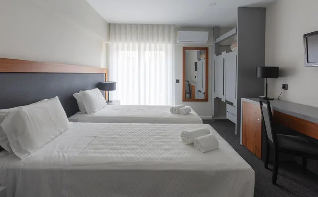 غرفة بسرير مزدوج أو سريرين منفصلين لذوي الإعاقة، Hotel Afonso V 1/6