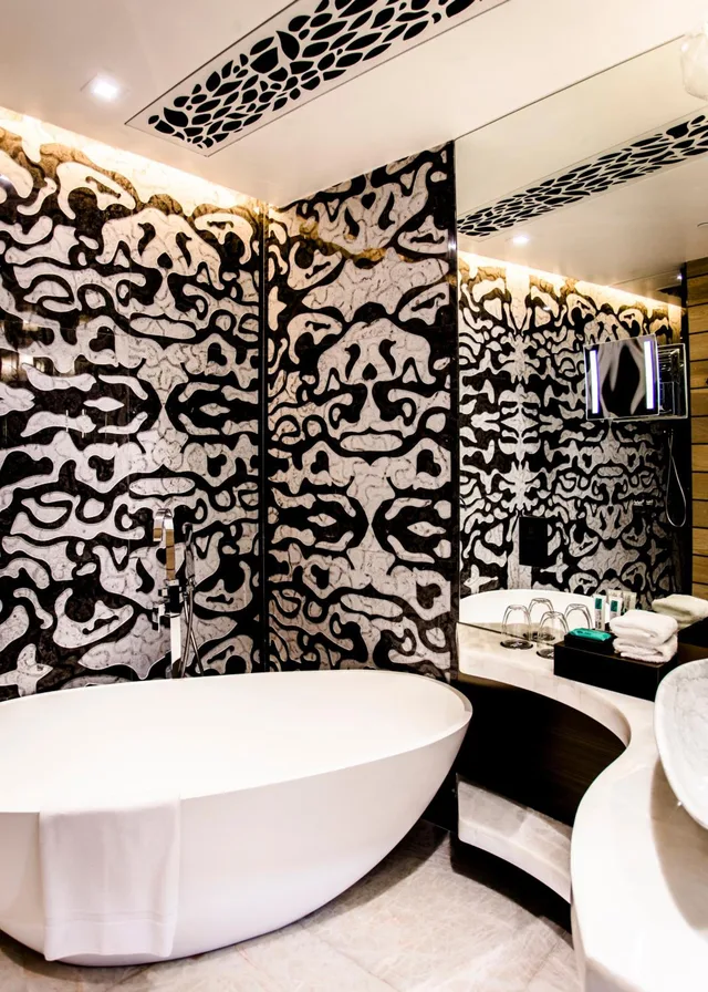 جناح بسريرين منفصلين بإطلالة على البحر، YOHO Hollywood Roosevelt Hotel 5/6