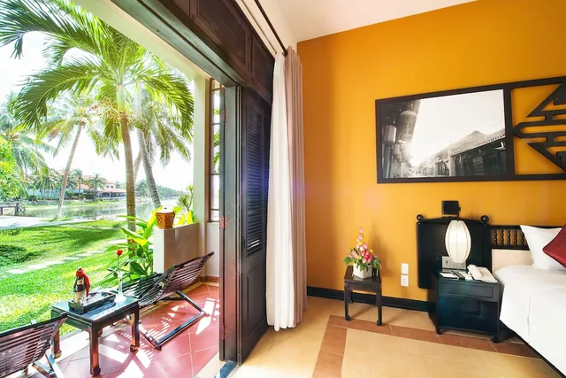 غرفة سوبيريور بسريرين منفصلين بإطلالة على الحديقة، Hoi An Beach Resort 2/3