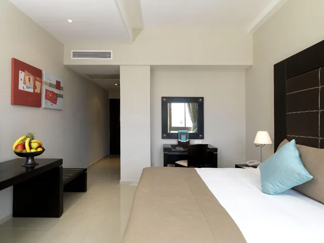 غرفة ديلوكس بسرير كينج بإطلالة على البحر، Atlas Essaouira Riad Resort 1/1