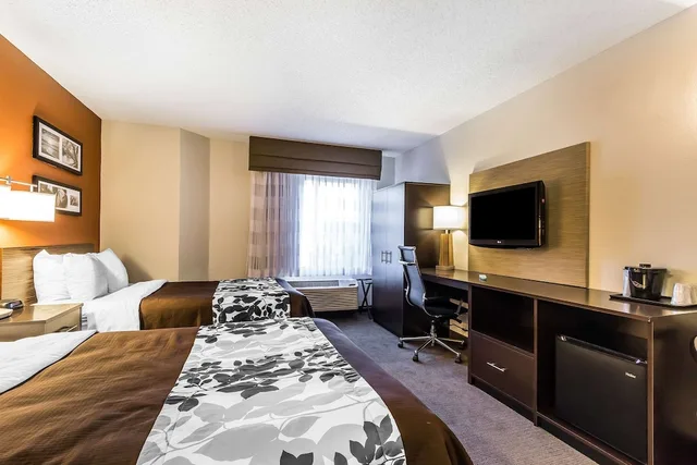 غرفة بسريرين مزدوجين، Sleep Inn Springfield South I60 near Medical District 3/4