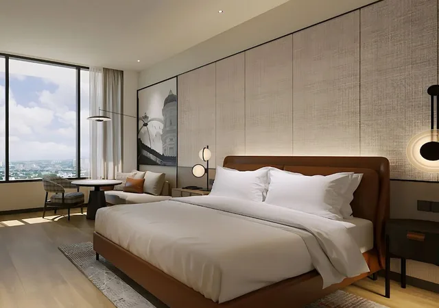 غرفة كلوب بسرير كينج، Sheraton Johor Bahru 2/9