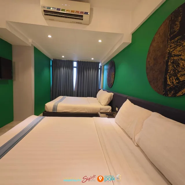 غرفة سوبيريور بسرير مزدوج أو سريرين منفصلين بإطلالة على المدينة، Pacific Skyloft Hotel 3/8
