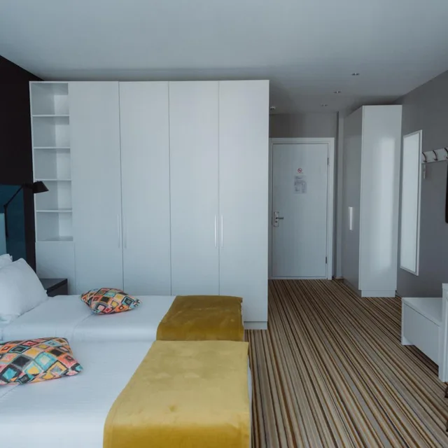 غرفة كلاسيكية بسرير مزدوج بشرفة، Tangerine Apart Hotel Batumi 9/10