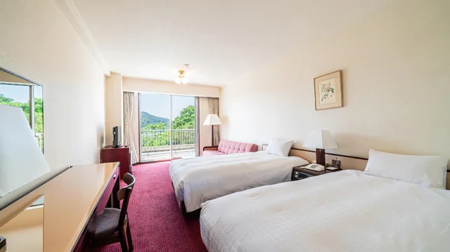 غرفة غربية بسريرين منفصلين، Resorpia Kumihama 1/2
