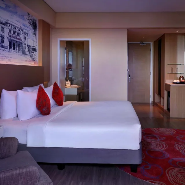 غرفة ديلوكس بإطلالة على المسبح، Grand Mercure Bandung Setiabudi 3/9