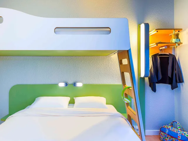 لوفت قياسي بسرير مزدوج وسرير فردي، Ibis Budget Leipzig City 2/7