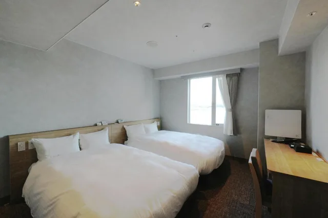 غرفة ديلوكس بسريرين منفصلين بإطلالة على المدينة في الملحق، Matsue New Urban Hotel 3/10