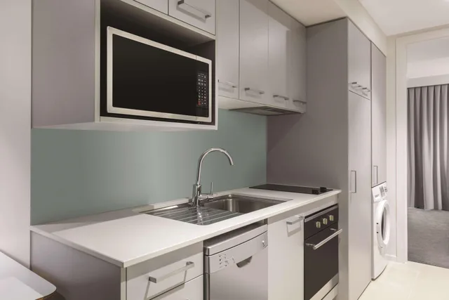 شقة بسرير كينج بغرفة نوم واحدة مع أريكة، Adina Apartment Hotel Auckland, Britomart 5/5