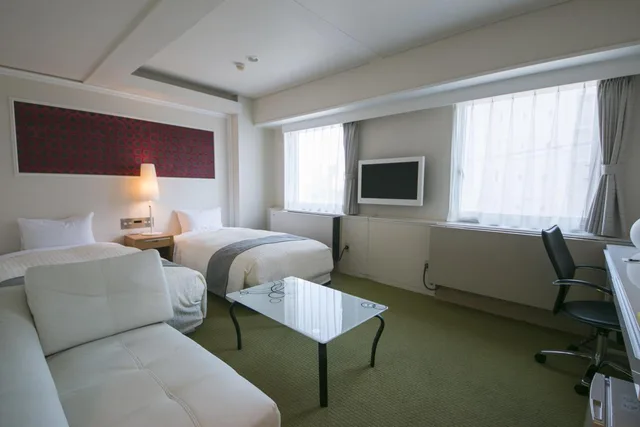 غرفة سوبيريور بسريرين منفصلين للمدخنين، Grandpark Hotel Excel Fukushima Ebisu 2/7