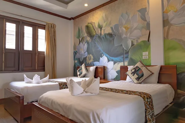 غرفة سوبيريور بسريرين منفصلين، Jasmine Luangprabang Hotel 2/3