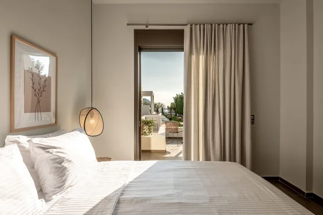 جناح بثلاثة أسرّة وسرير كوين بغرفتي نوم، Plakias Suites 4/10