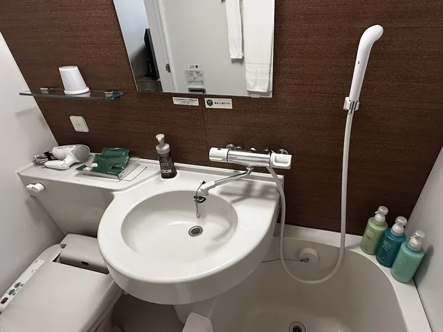 غرفة مفردة بسرير مزدوج، Hotel Route Inn Shinshiro 3/3