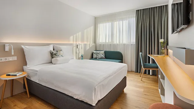 جناح عائلي بسرير كينج وسريرين منفصلين، Hey Lou Hotel Karlsruhe Messe 1/7