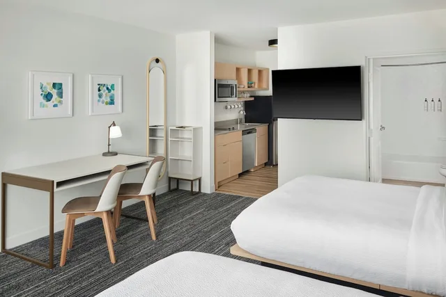 جناح استوديو بسريرين كوين، TownePlace Suites by Marriott Lansing North 4/9
